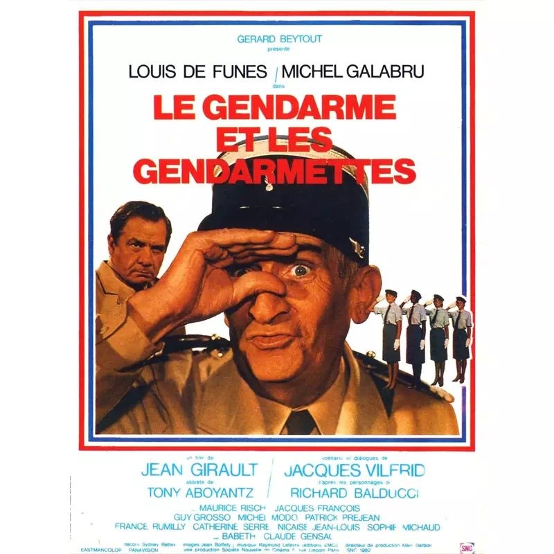 il poster del gendarme e delle gendarmette il poster del gendarme e delle gendarmette