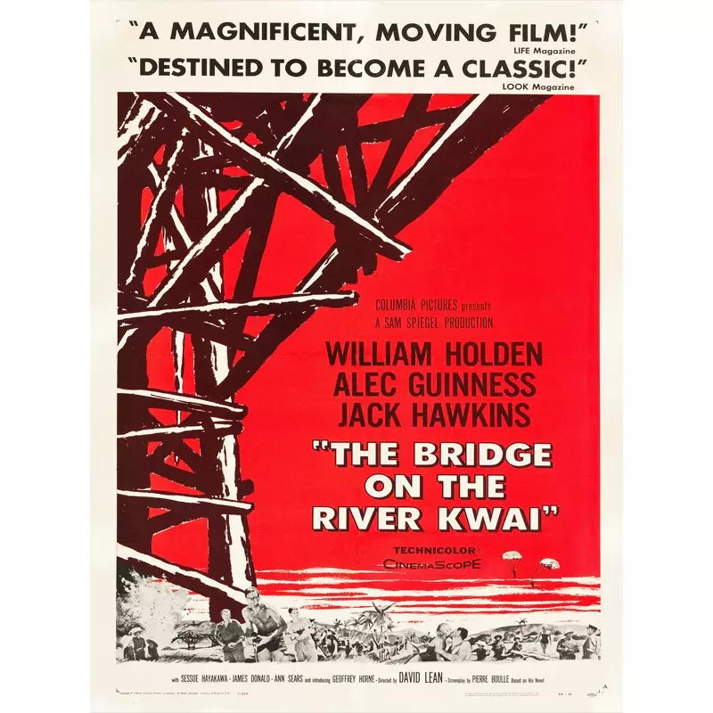il poster del ponte del fiume kwai il poster del ponte del fiume kwai