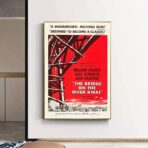 il poster del ponte del fiume kwai