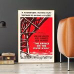 il poster del ponte del fiume kwai