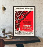 il poster del ponte del fiume kwai
