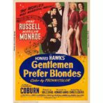 poster gli uomini preferiscono le bionde