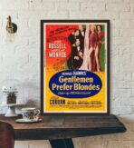 poster gli uomini preferiscono le bionde