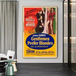 poster gli uomini preferiscono le bionde