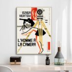 il poster delluomo con la macchina fotografica