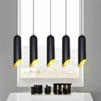 lampadario sospensione tubo