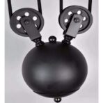 lampadario industriale a 3 lampade