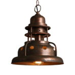 lampadario campana industriale