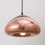 lampadario in vetro soffiato