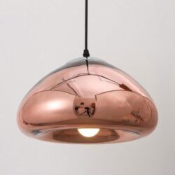 lampadario in vetro soffiato