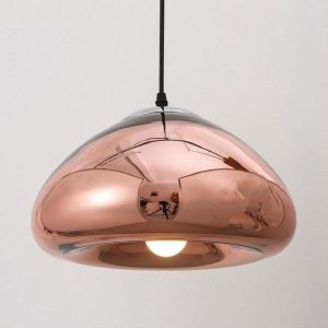 lampadario in vetro soffiato