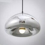 lampadario in vetro soffiato