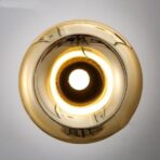 lampadario in vetro soffiato