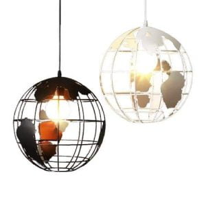 lampadario globo vintage
