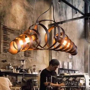 lampadario moderno industriale