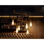 tubo lampadario industriale