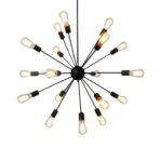 lampadario sputnik vintage