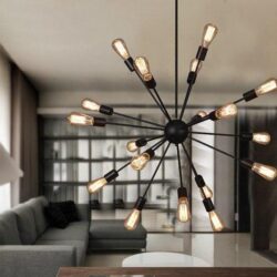 lampadario sputnik vintage