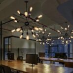 lampadario sputnik vintage