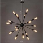 lampadario sputnik vintage