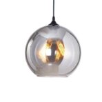 lampadario in vetro colorato