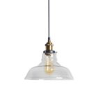 lampadario in vetro vintage