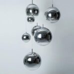 lampadario vintage sfera