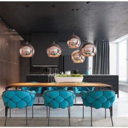 lampadario vintage sfera