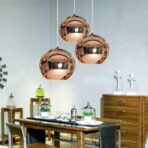 lampadario vintage sfera