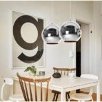 lampadario vintage sfera