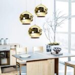 lampadario vintage sfera