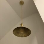 lampadario vintage ottone