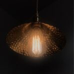 lampadario vintage ottone