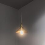 lampadario vintage ottone