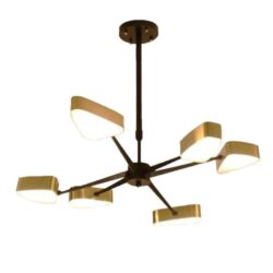 lampadario vintage metallo