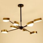 lampadario vintage metallo