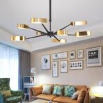 lampadario vintage metallo