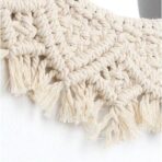 specchio rotondo macrame
