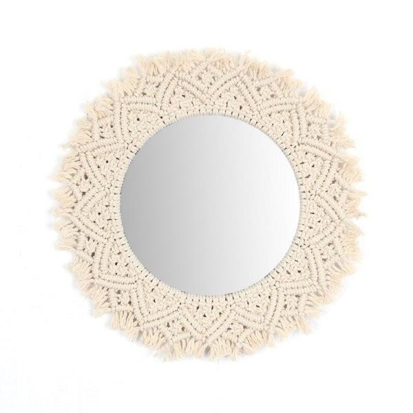 specchio rotondo macrame specchio rotondo macrame