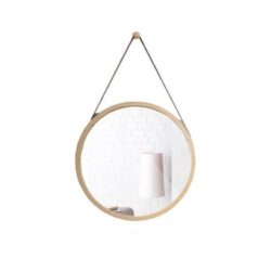 specchio barbiere legno