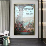 poster vintage di parigi 2