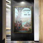poster vintage di parigi 2