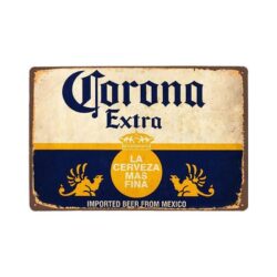 placca metallo vintage corona extra