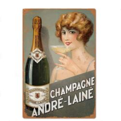 piatto da champagne smaltato