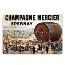 piatto smaltato champagne mercier