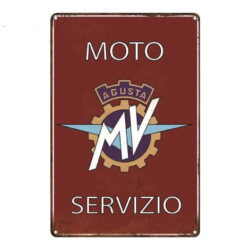 placca smaltata mv agusta