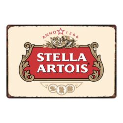 piatto smaltato stella artois