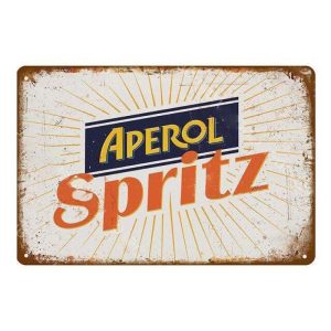 piastra metallica aperol spritz