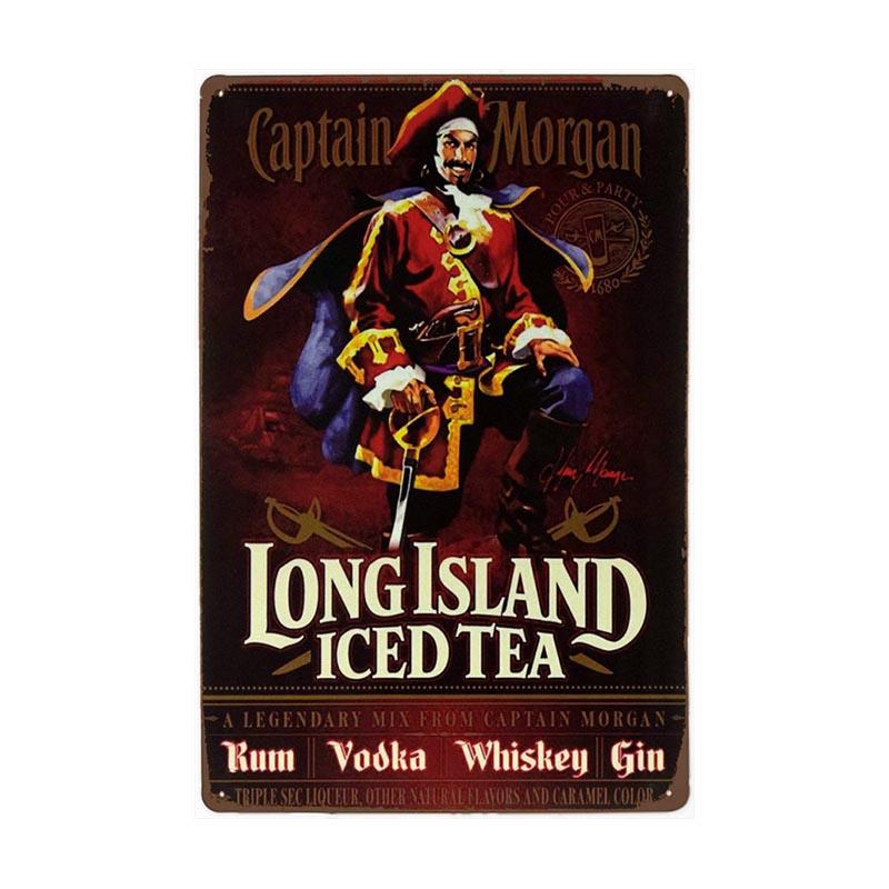 placca metallo capitan morgan placca metallo capitan morgan