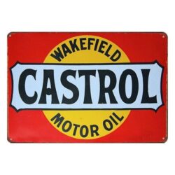 piastra castrol metallo